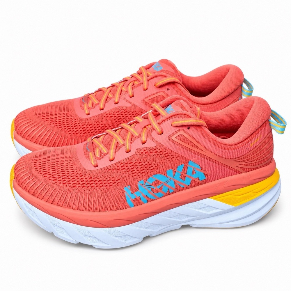 HOKA Bondi 7 Camellia Coastal Shade 1110519 CCSD Women's Size 9 Running Shoes